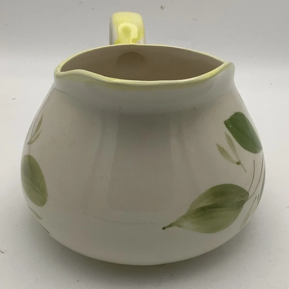 Hand Painted Portuguese Floral Ceramic Pitcher